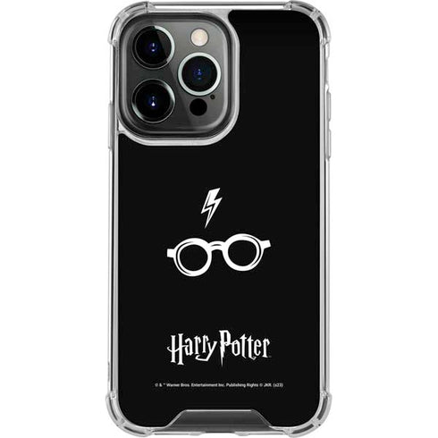 Wizarding World Harry Potter Scar and Glasses iPhone 14 Pro Clear Case